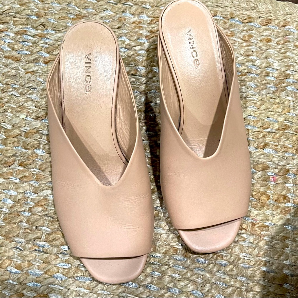 Vince Slide on Square heels